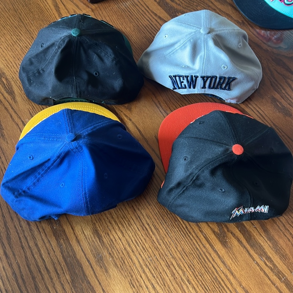 Bundle 8 Snap Back Baseball Hats - image 3
